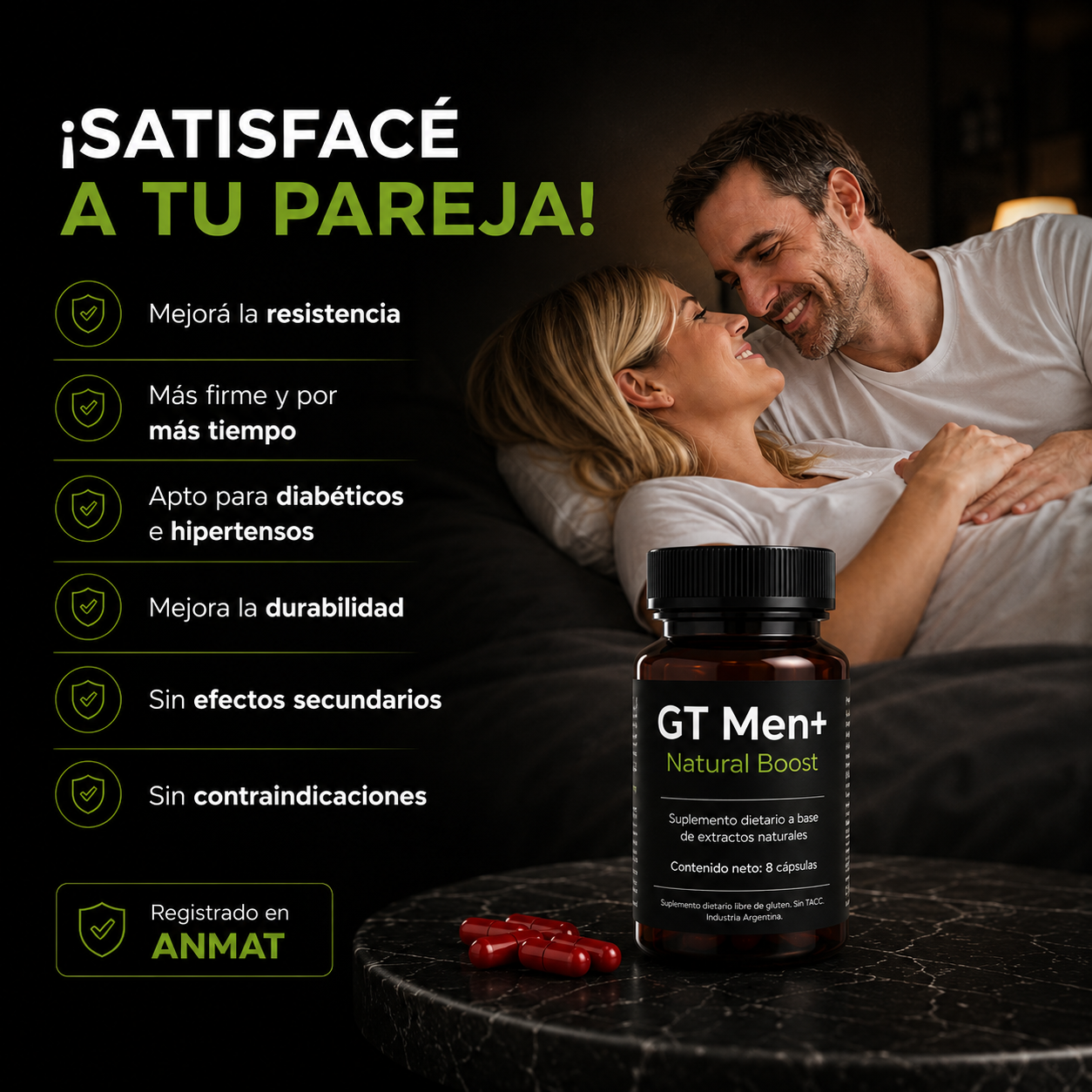 GT Men+ Natural Boost | Soporte Integral del Rendimiento Masculino