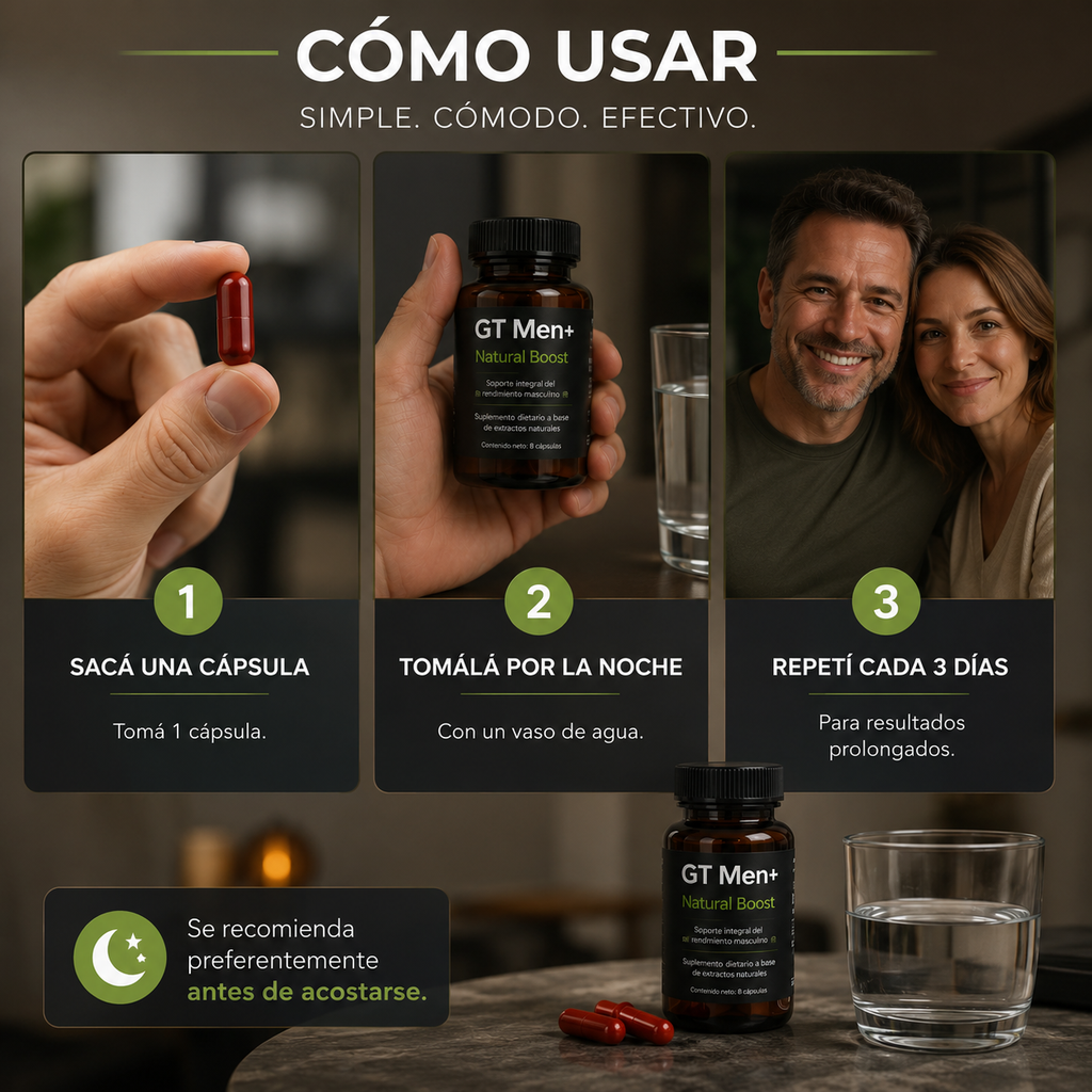 GT Men+ Natural Boost | Soporte Integral del Rendimiento Masculino