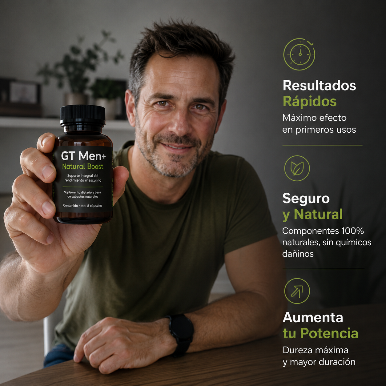 GT Men+ Natural Boost | Soporte Integral del Rendimiento Masculino