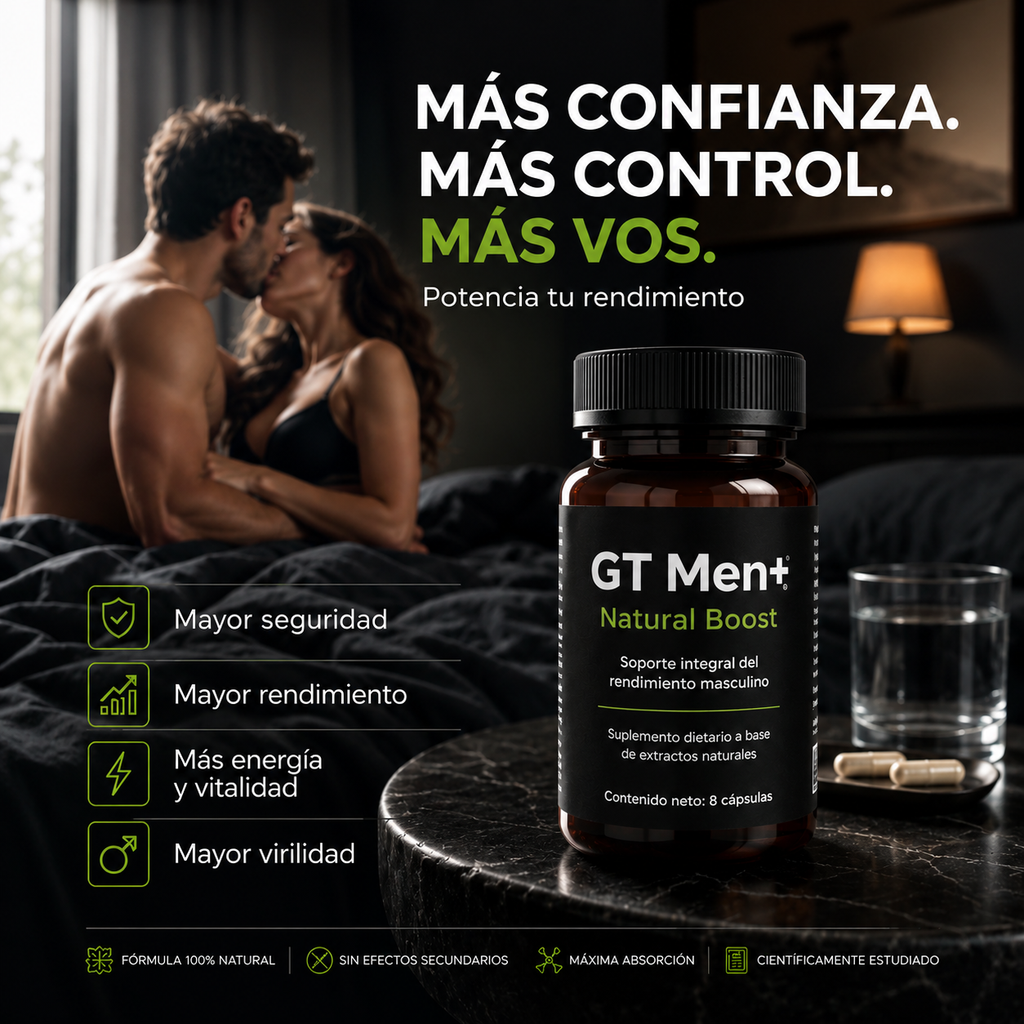 GT Men+ Natural Boost | Soporte Integral del Rendimiento Masculino