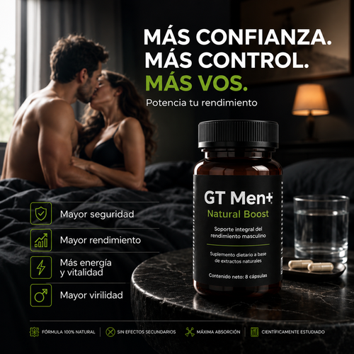 GT Men+ Natural Boost | Soporte Integral del Rendimiento Masculino